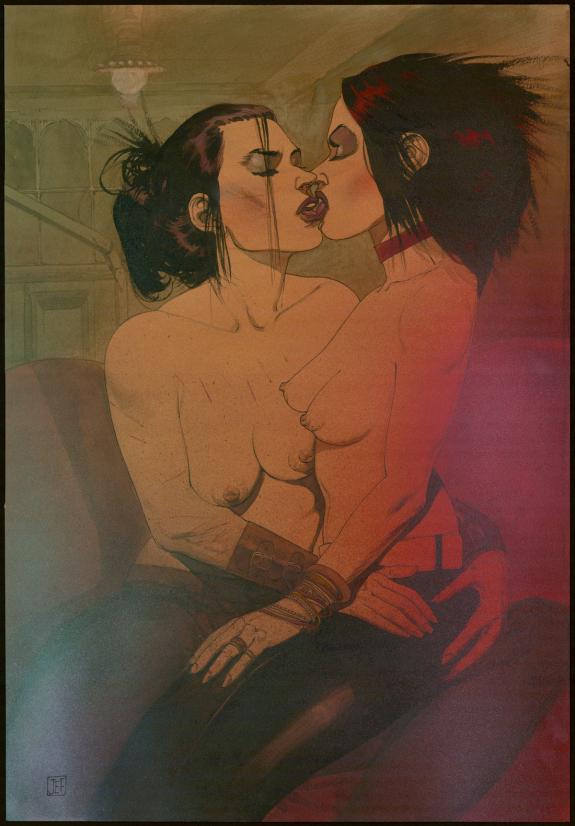 Jef - Corps et âme, Illustration originale réalisée d'après 