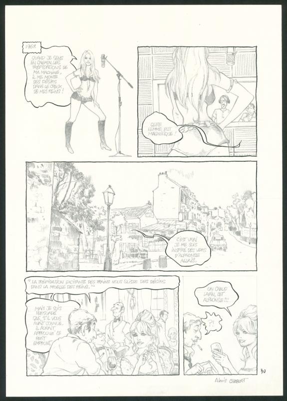 Alexis Chabert - Gainsbourg, planche originale n°30