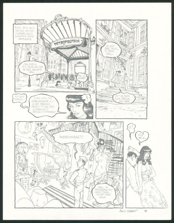 Alexis Chabert - Gainsbourg, planche originale n°11