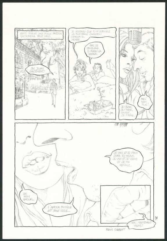 Alexis Chabert - Gainsbourg, planche originale n°31