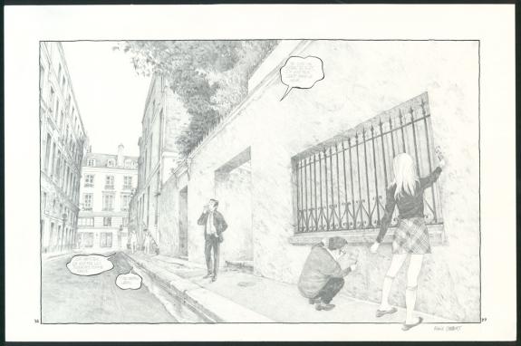 Alexis Chabert - Gainsbourg, Double planche originale n°38-3
