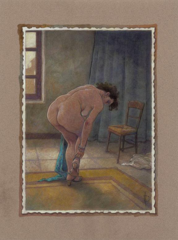 Miguelanxo Prado - Ardalén, Illustration originale, Mariela 
