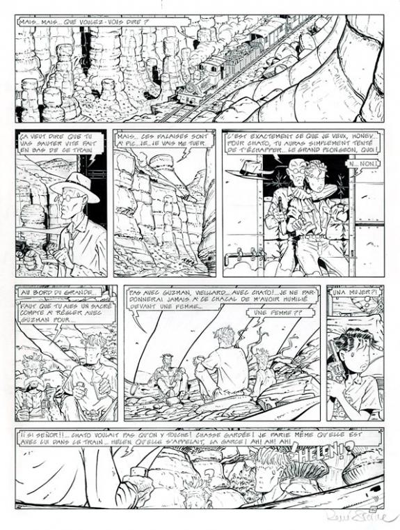 René Sterne - Adler, Black Bounty, Planche originale 