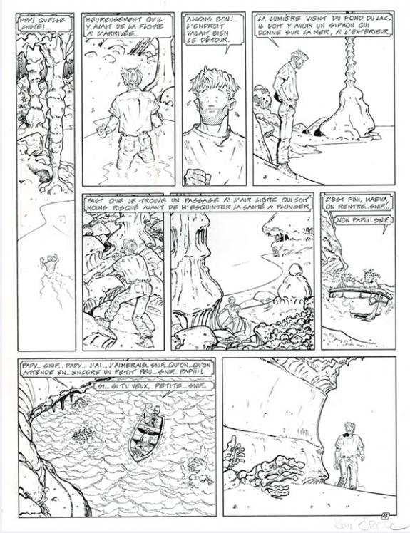 René Sterne - Adler, Black Bounty, Planche originale 