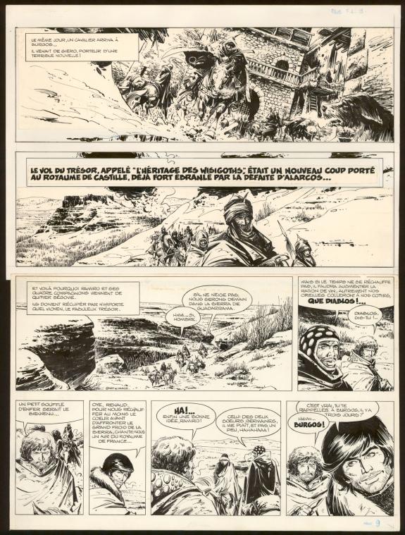 William Vance - Ramiro, Planche originale n°9