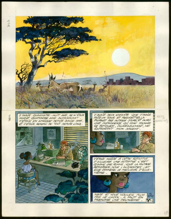 Will - L'Appel de l'enfer, Planche originale n°1
