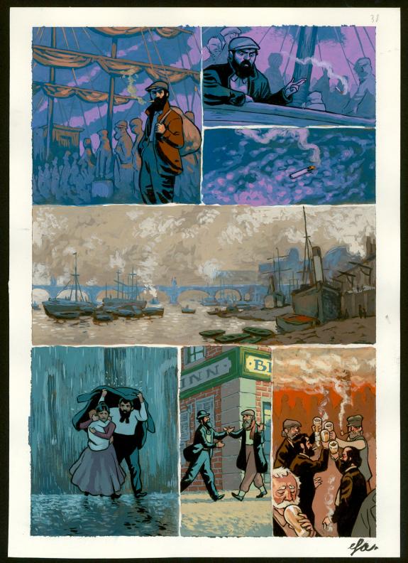 Efa - Monet, nomade de la couleur , Planche originale n°38