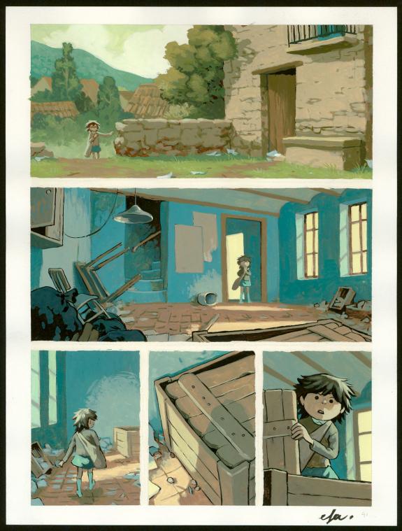 Efa - Seule, Planche originale n°41