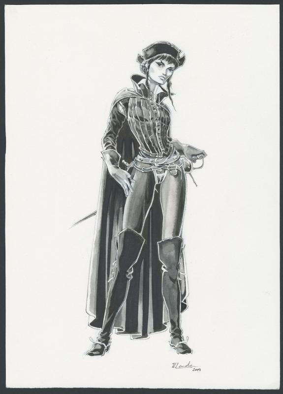 Juan Luis Landa - Arthus Trivium, Illustration originale du 