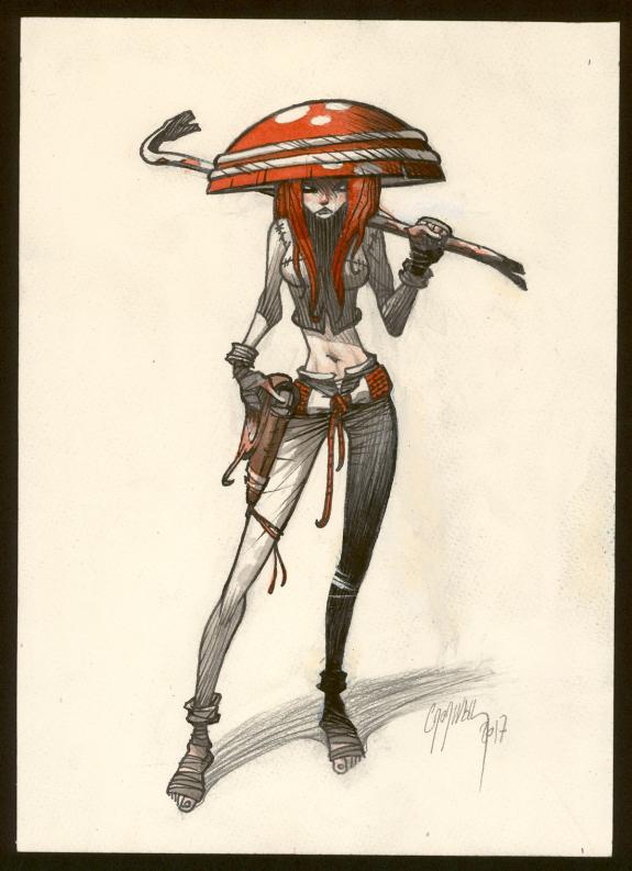 Cromwell - Anita Bomba, Illustration originale 