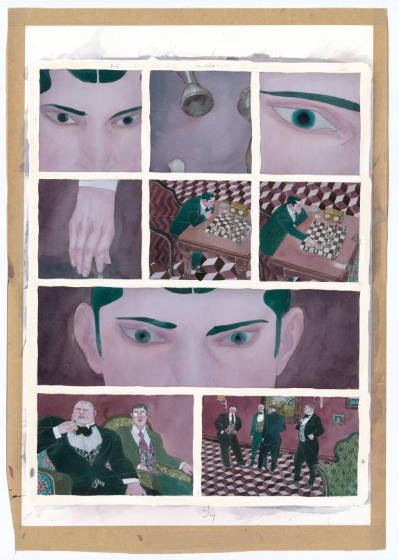 David Sala - Le Joueur d'échecs, Planche originale n°94