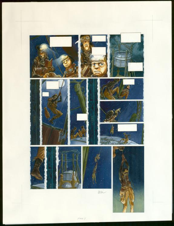Cecil - Le réseau Bombyce, Papillons de nuit, Planche origin