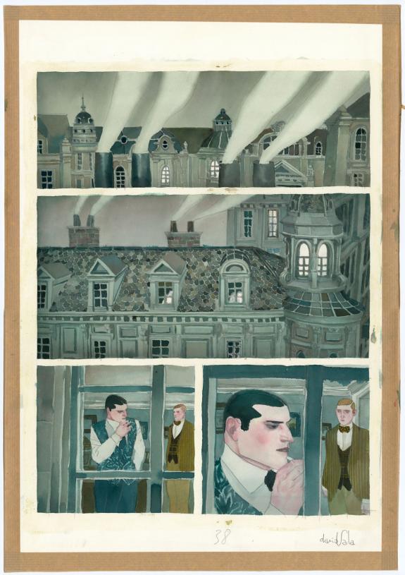 David Sala - Le Joueur d'échecs, Planche originale n°38
