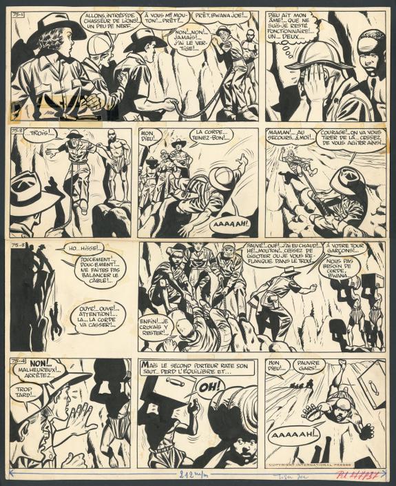 Victor Hubinon - Tiger Joe, La Piste de l'Ivoire, Planche or
