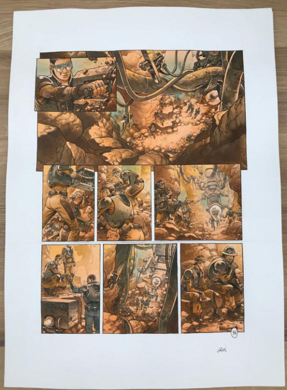 Grun - On Mars, Un Monde nouveau, Planche originale n°34