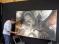 Graffet Delval Yoz - peinture réalisée par les 3 artistes, J