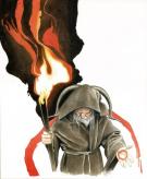 Bruno Brucero - Le livre secret de Merlin, Merlin avec torch