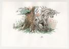 Benoit Du Peloux - Triple galop, Illustration originale 