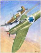 Lucio Perinotto - illustration originale intitulée "Spitfire