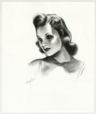 Maly Siri - Pin-up Art, illustration originale intitulée "Et