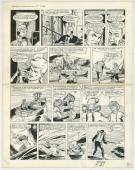 Tibet - Ric Hochet, Mystère à Porquerolles, Planche original