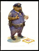  Armel Gaulme Bestiary Sketchbook #1 - Illustration originale : crime scene 